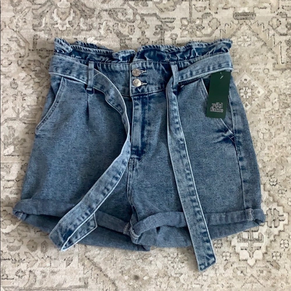 Paper bag shorts